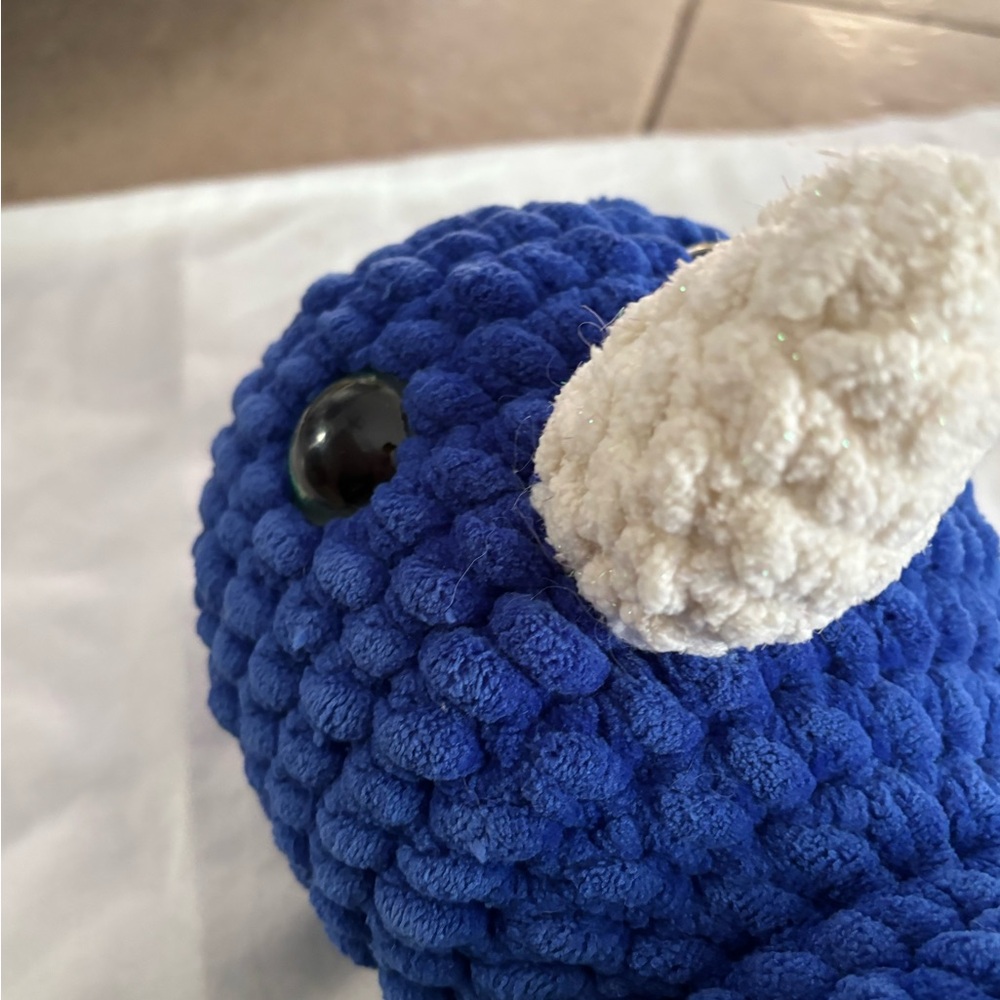 Blue and Green Plush Peacock Toy - Picture 12 of 15